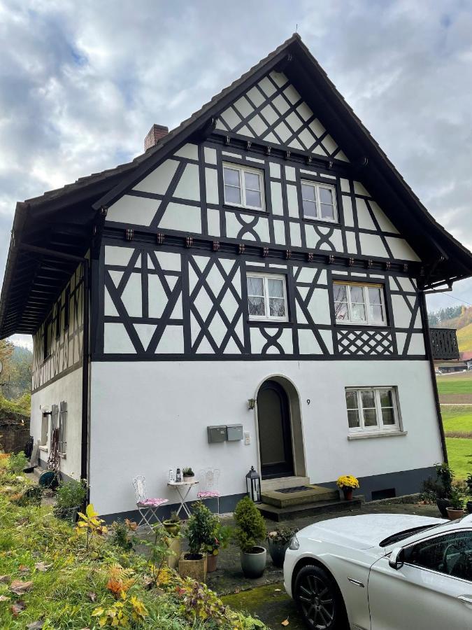 Ferienwohnung Hesselbach オーバーキルヒ エクステリア 写真