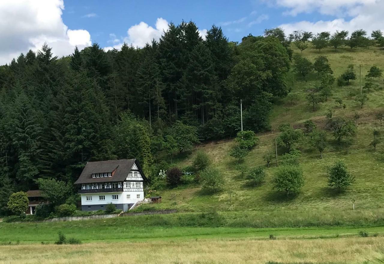Ferienwohnung Hesselbach オーバーキルヒ エクステリア 写真